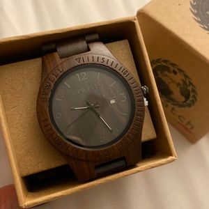BEWELL 100% natural wood watch